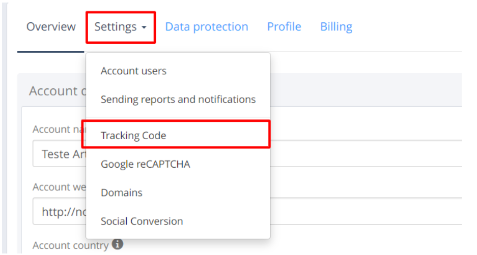 Installing the Tracking Code with Google Tag Manager
