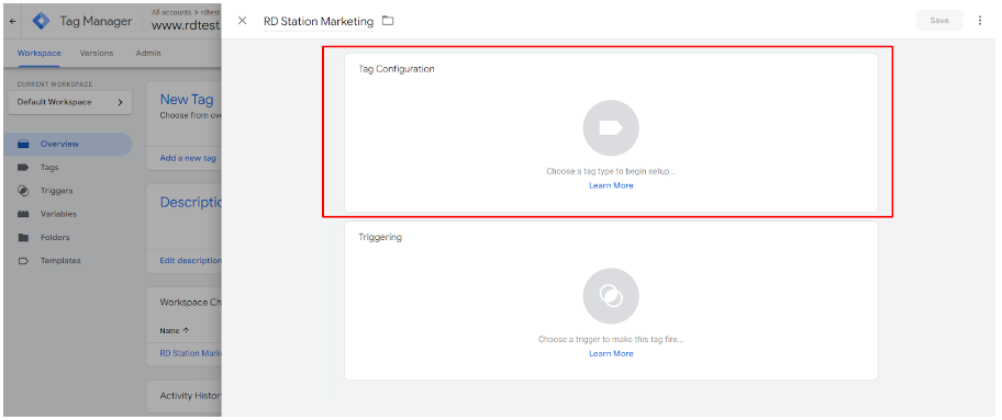 Installing the Tracking Code with Google Tag Manager