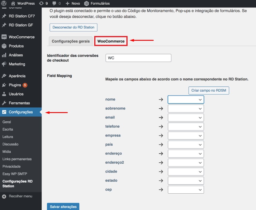 Atualizar o plugin do Wordpress para a API 2.0