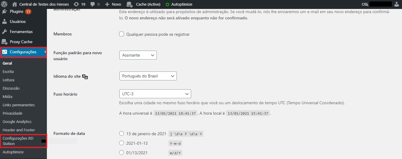Atualizar o plugin do Wordpress para a API 2.0