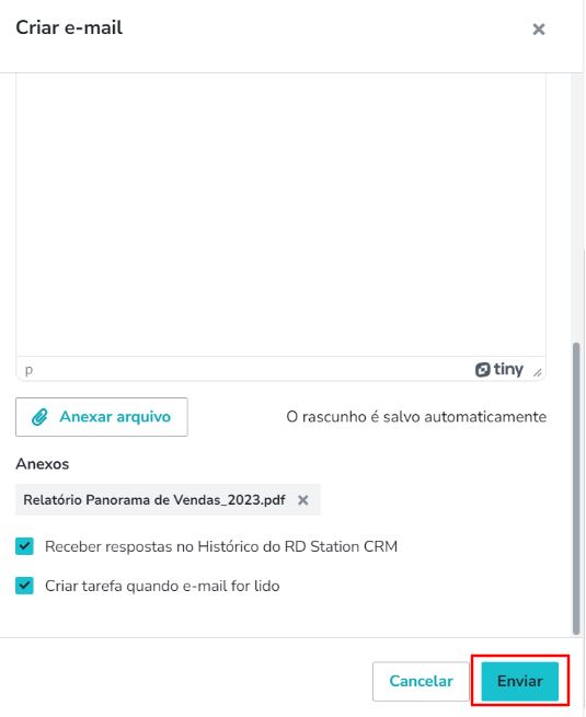 Enviar emails via RD Station CRM