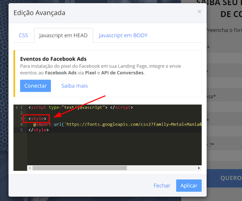 Applying Google Fonts on Landing Pages