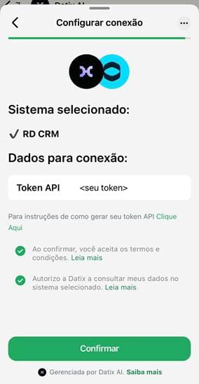 Como integrar a Datix AI ao RD Station CRM