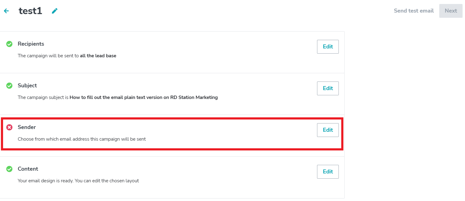 Create an email